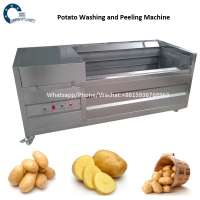 Hard Brush Type Potato Washer Cutter Slicer Fruit Root Vegetable Peeler